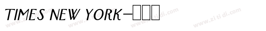 times new york字体转换